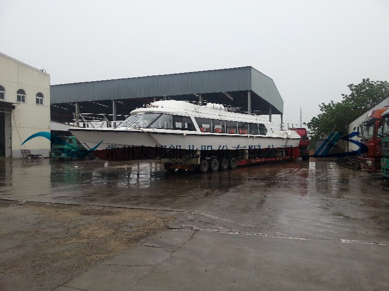 21.6m FRP Fiberglass Passenger Ferry Tourist Sightseeing Boat ship delivered